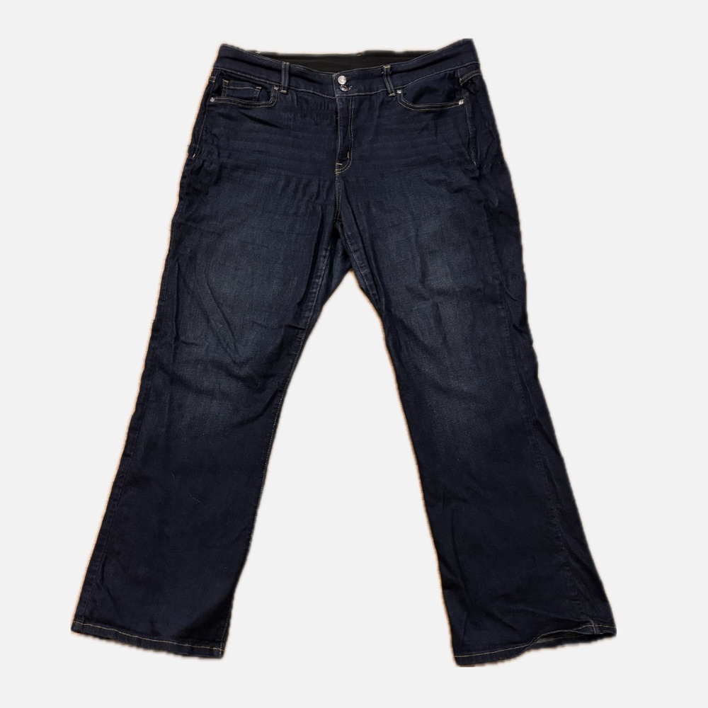 Lane Bryant Dark Wash Bootcut Flare Jeans Women’s 20R Casual Chic Denim